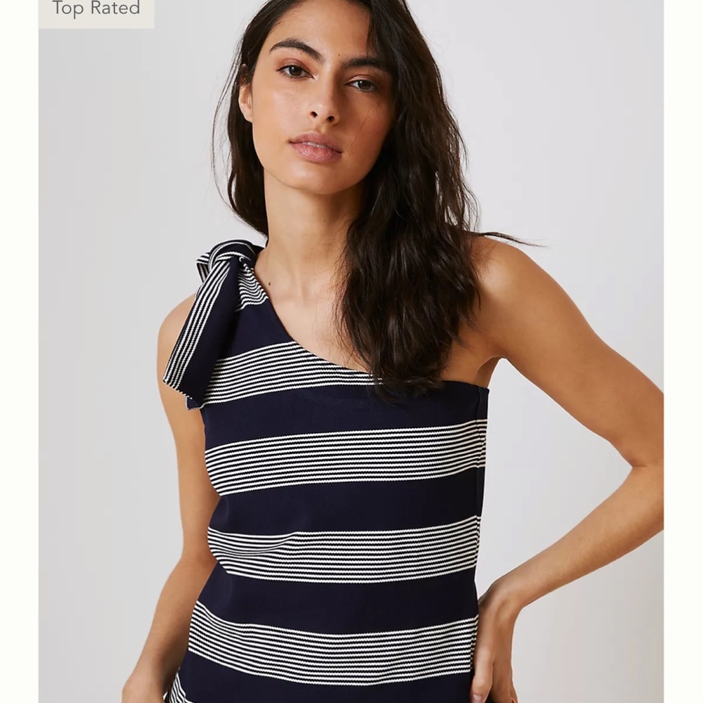 One shoulder Anthropology top